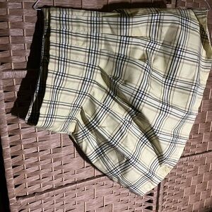 Yellow Plaid Skirt